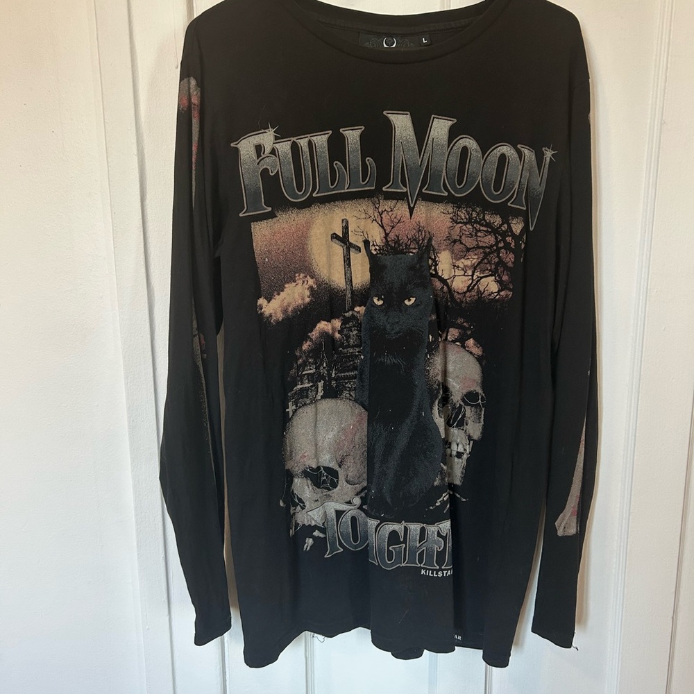 Killstar Black Graphic Tee large